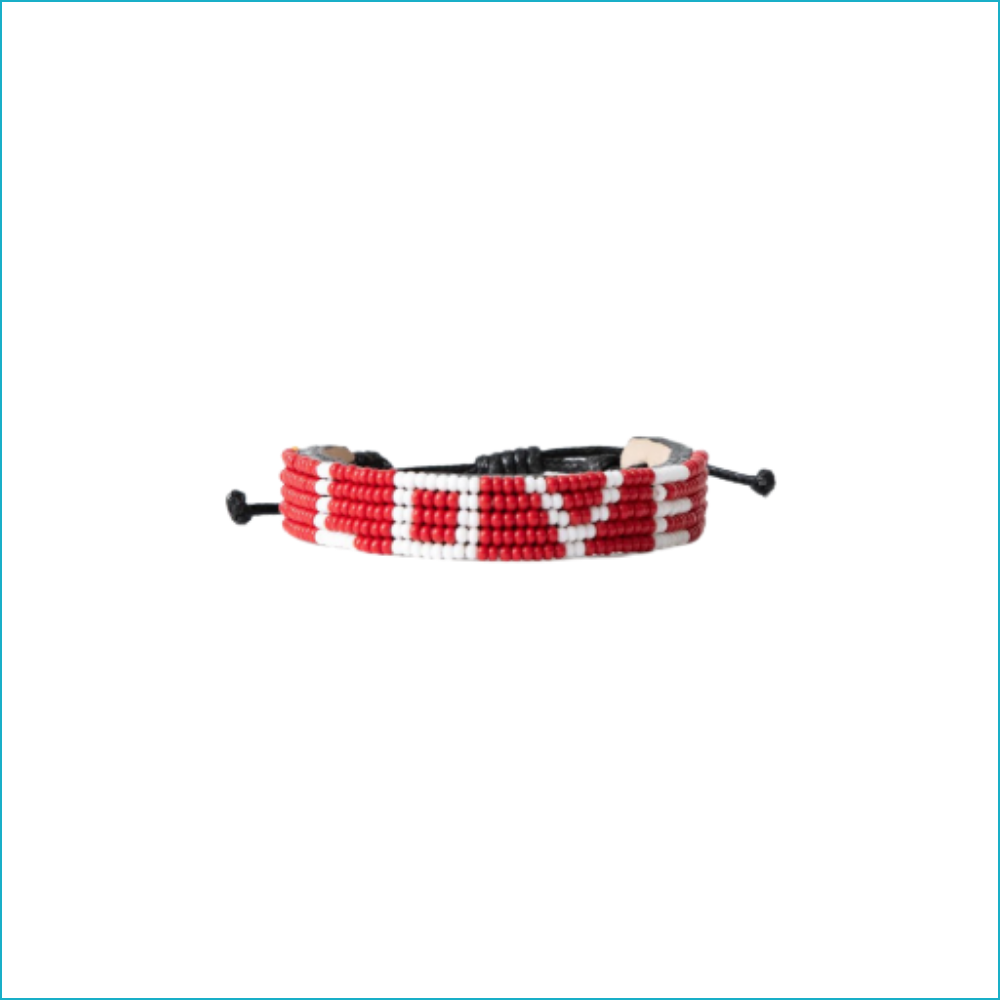 Love Bracelet-Red/White/Black