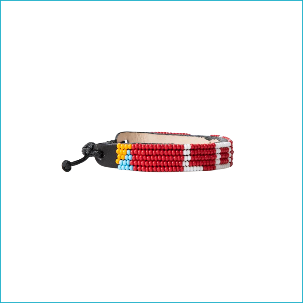 Love Bracelet-Red/White/Black - Image 2