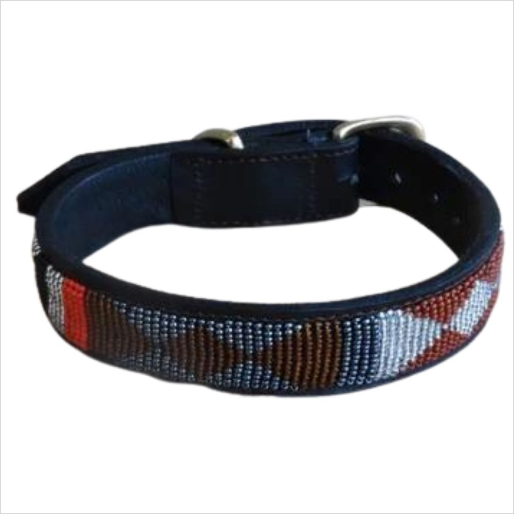 Beaded Dog Collar - Fret Patterns