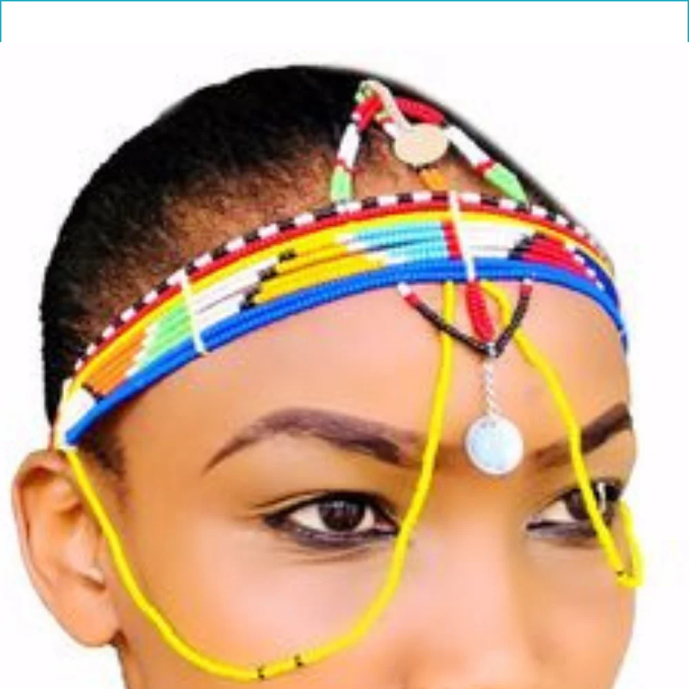 Beaded Head Piece - Sundowner