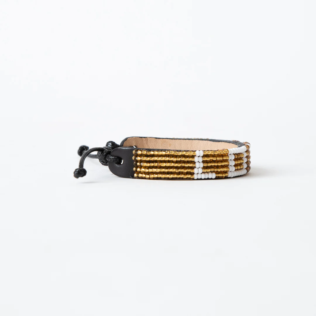 Love Bracelet-Gold/White - Image 2