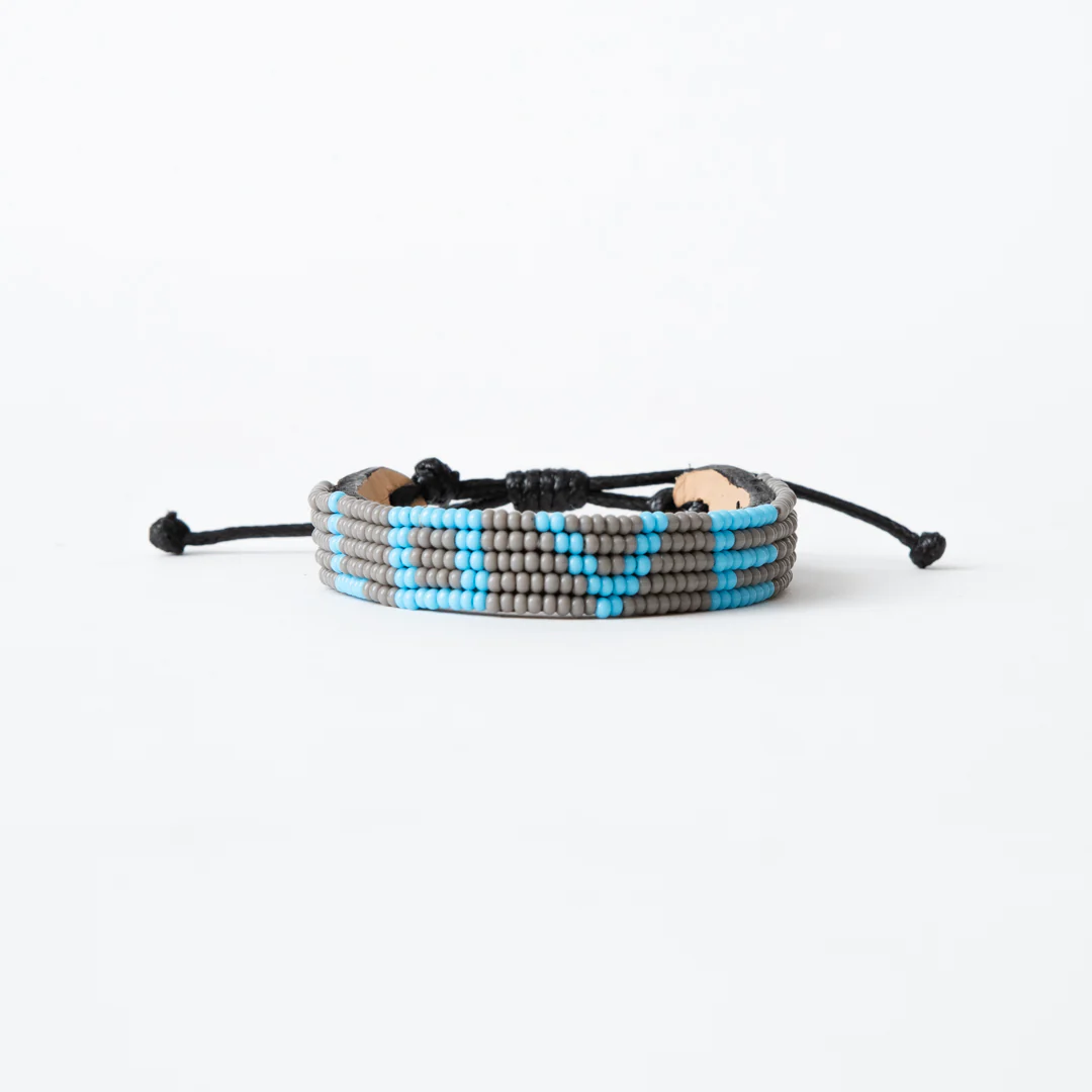 Love Bracelet-Grey/SkyBlue