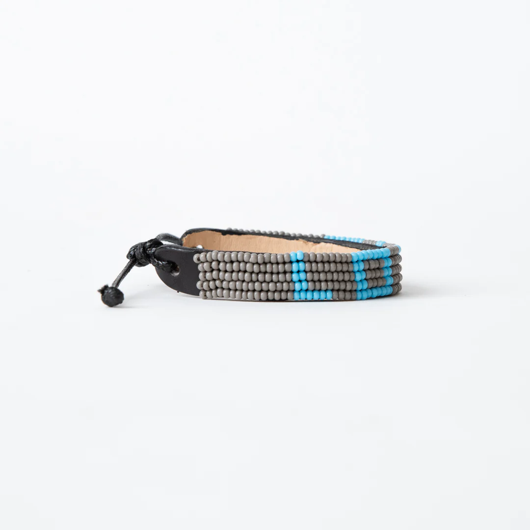 Love Bracelet-Grey/SkyBlue - Image 2