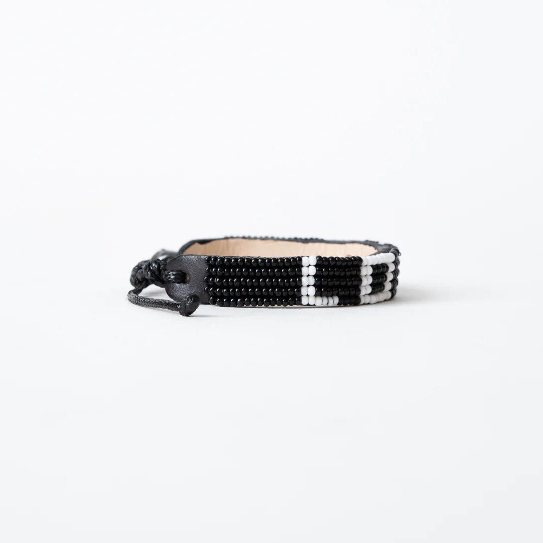 Love Bracelet-Black/White - Image 3