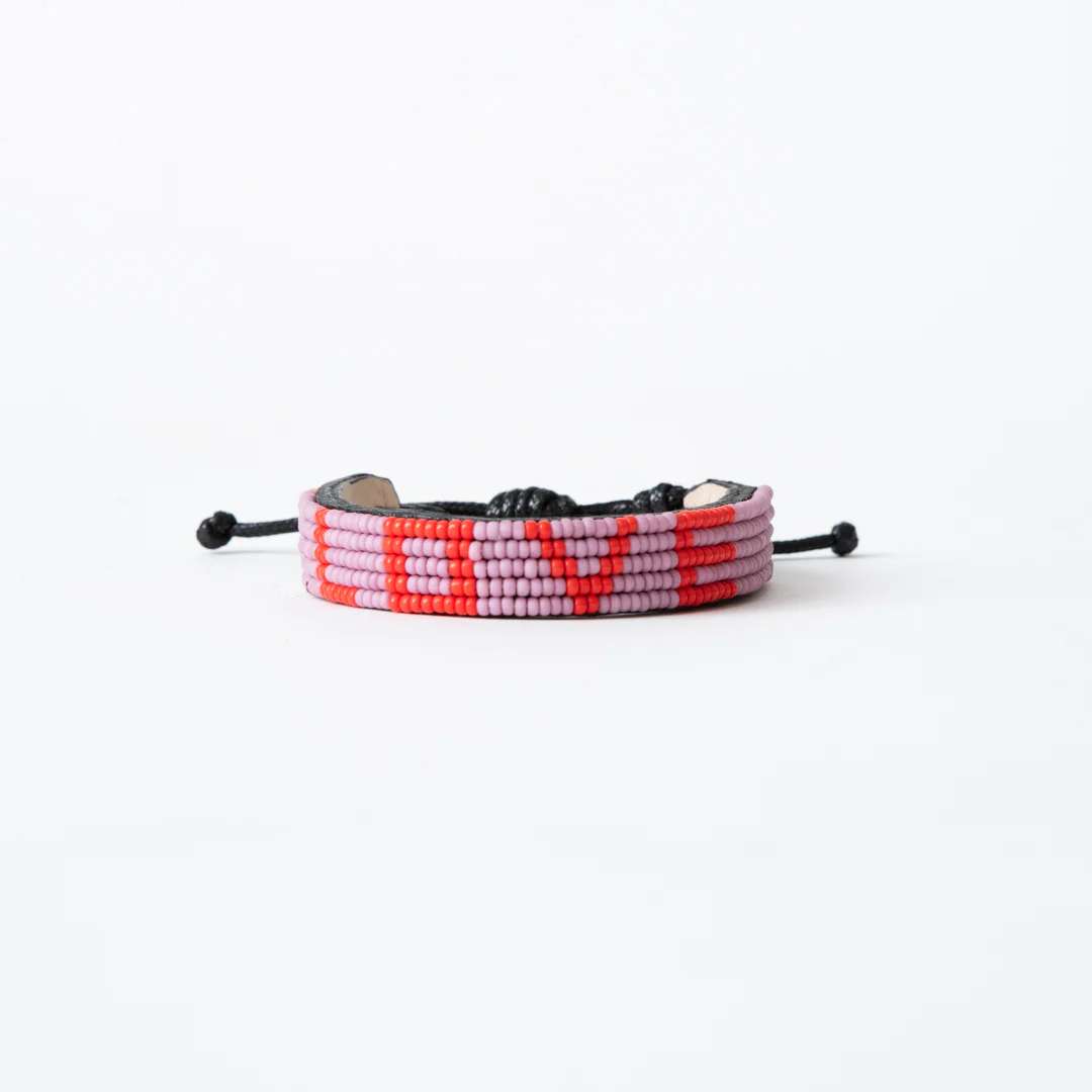 Love Bracelet-Mauve/Red