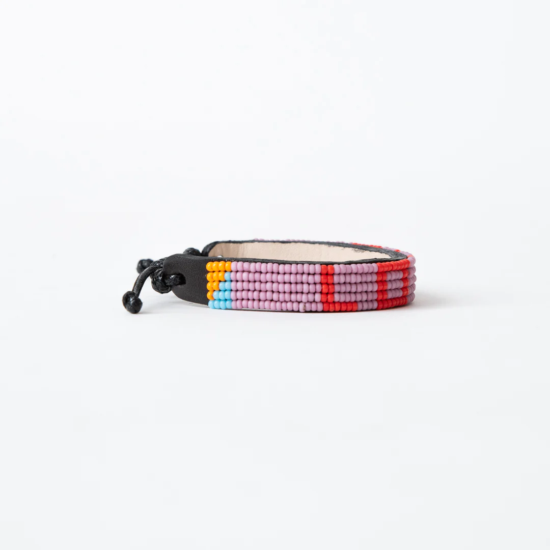 Love Bracelet-Mauve/Red - Image 2