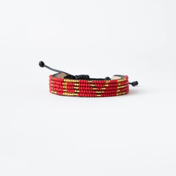 Love Bracelet-Red/Gold
