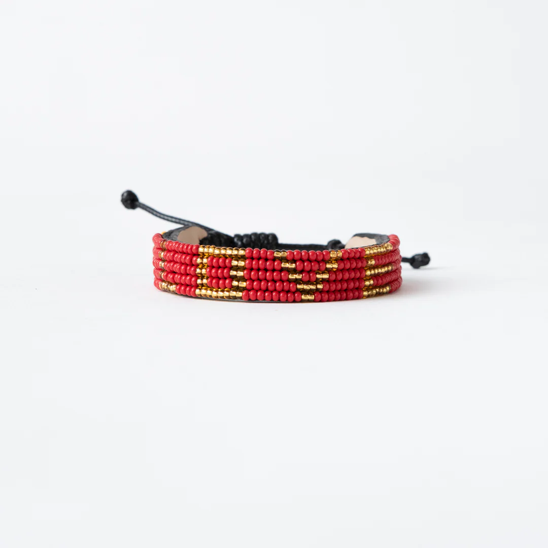 Love Bracelet-Red/Gold