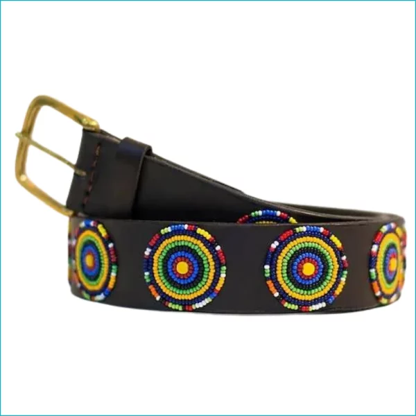 Beaded Belt - Circle Patterns
