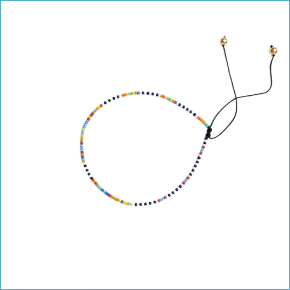 Beaded Classic Necklace (Tonned Summer)